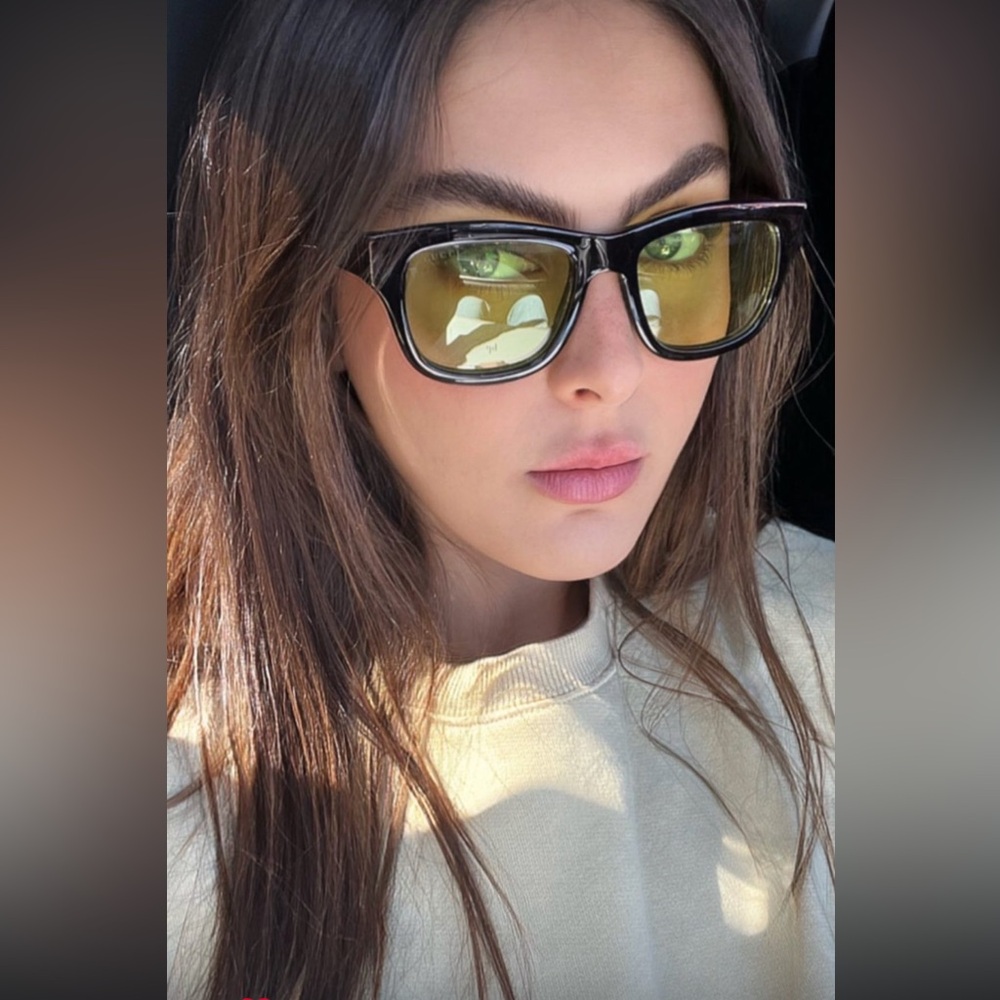 Gucci Black/Green/Yellow Sunglasses